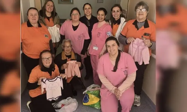 Santa Casa recebe doação de roupinhas para bebês