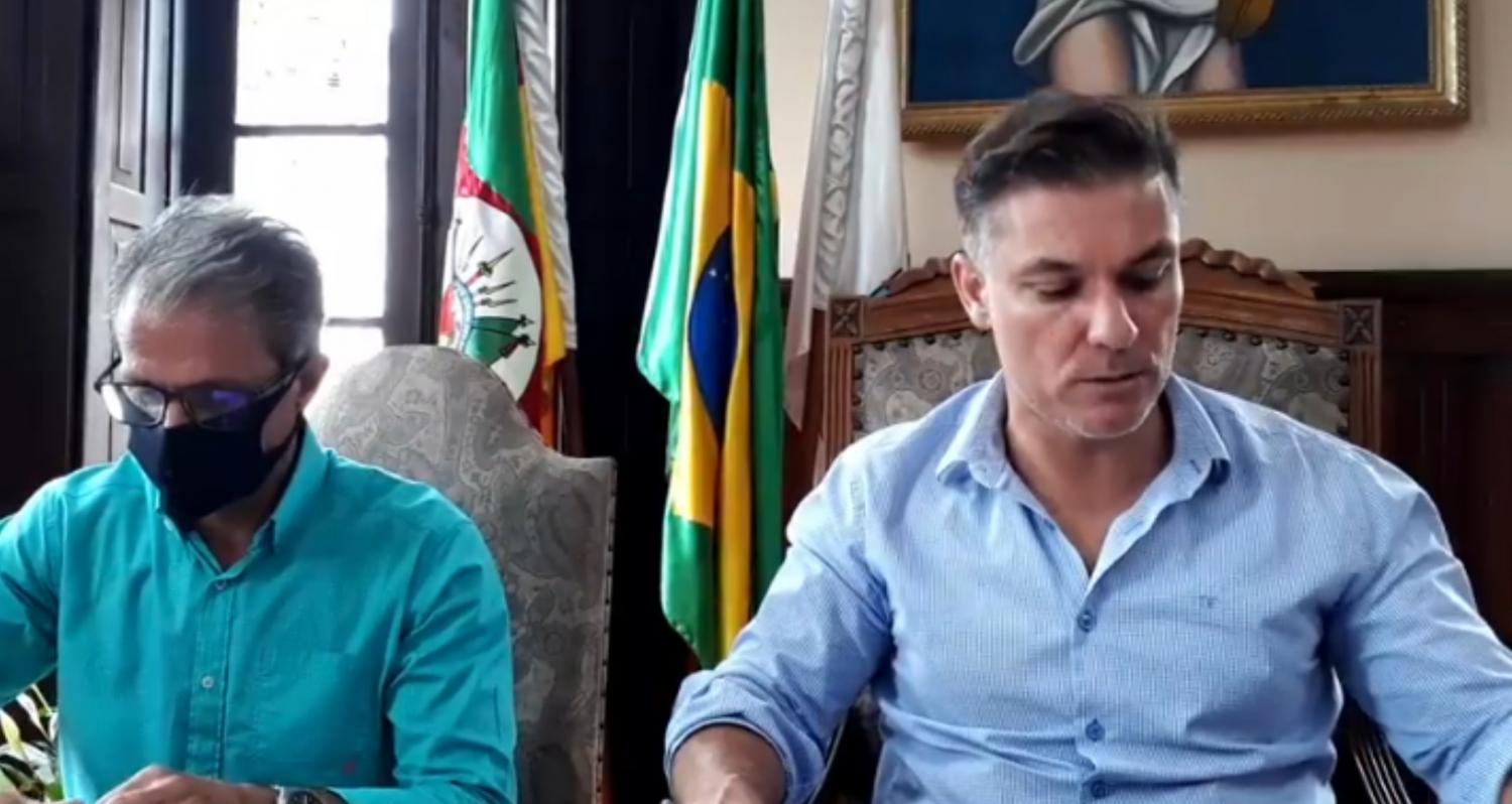 Prefeito Divaldo e vice Mário Mena esclarecem números de Bagé em relação ao Coronavírus