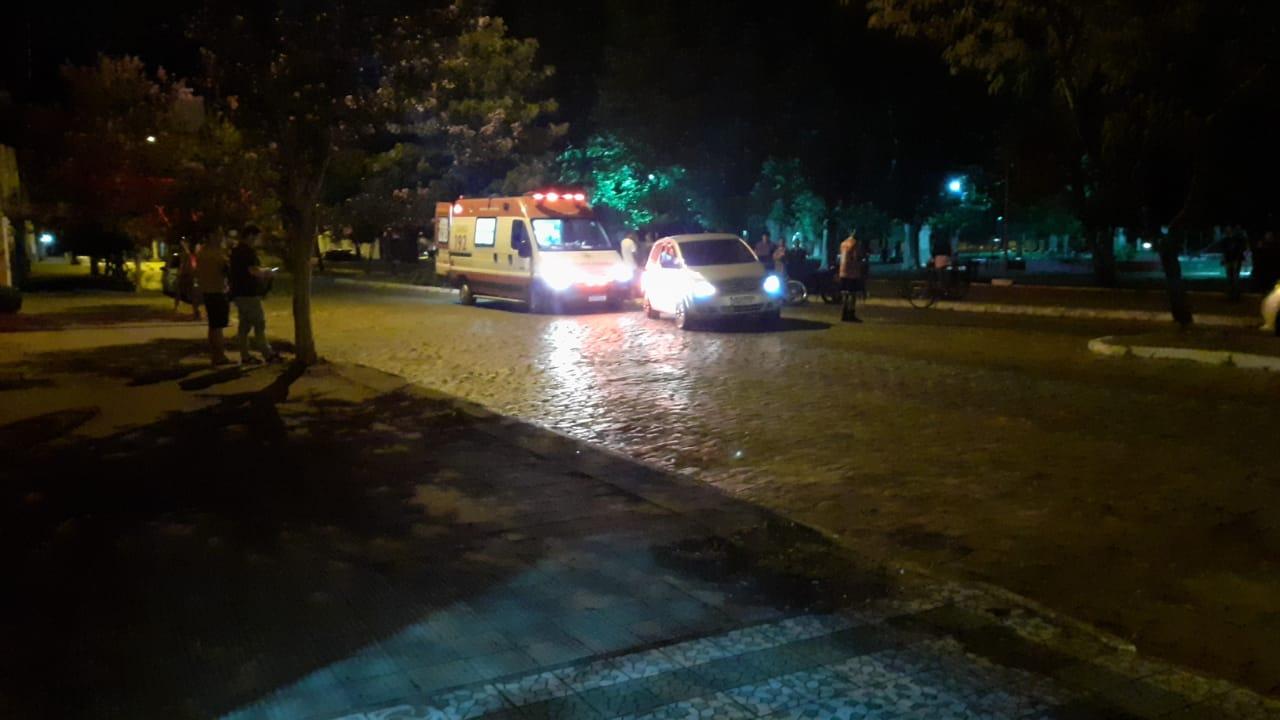 Acidente de trânsito na João Telles causa fratura em motociclista