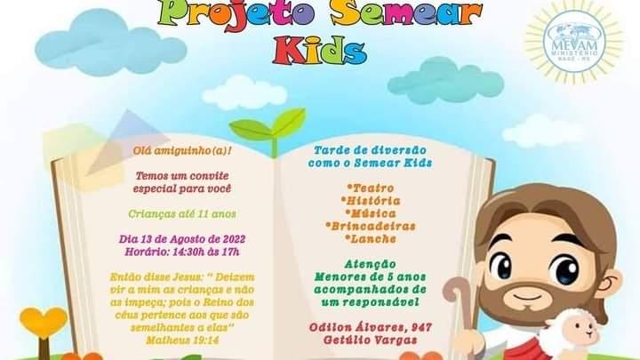 Igreja MEVAM Bagé promove tarde de diversão para crianças
