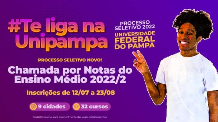 Processo seletivo para Chamada por Notas do Ensino Médio recebe inscrições até 23 de agosto