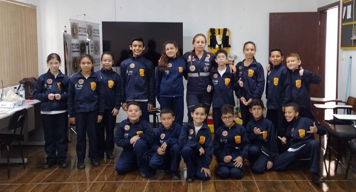 Projeto Brigada Mirim do 6⁰ RPMon recebe palestra