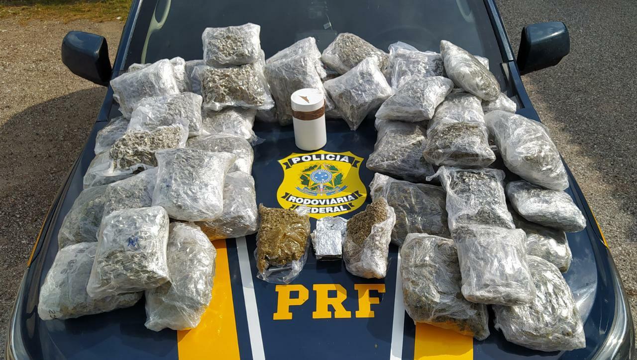 PRF realiza uma das maiores apreensões de drogas em Bagé