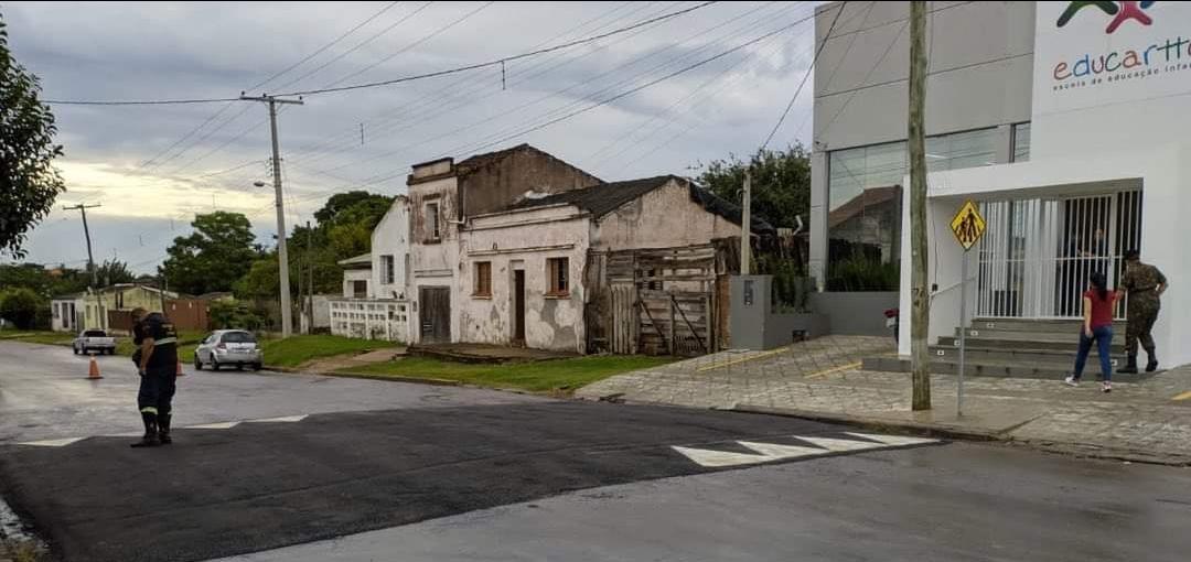 Avenida Padre Abílio recebe faixa de pedestre elevada