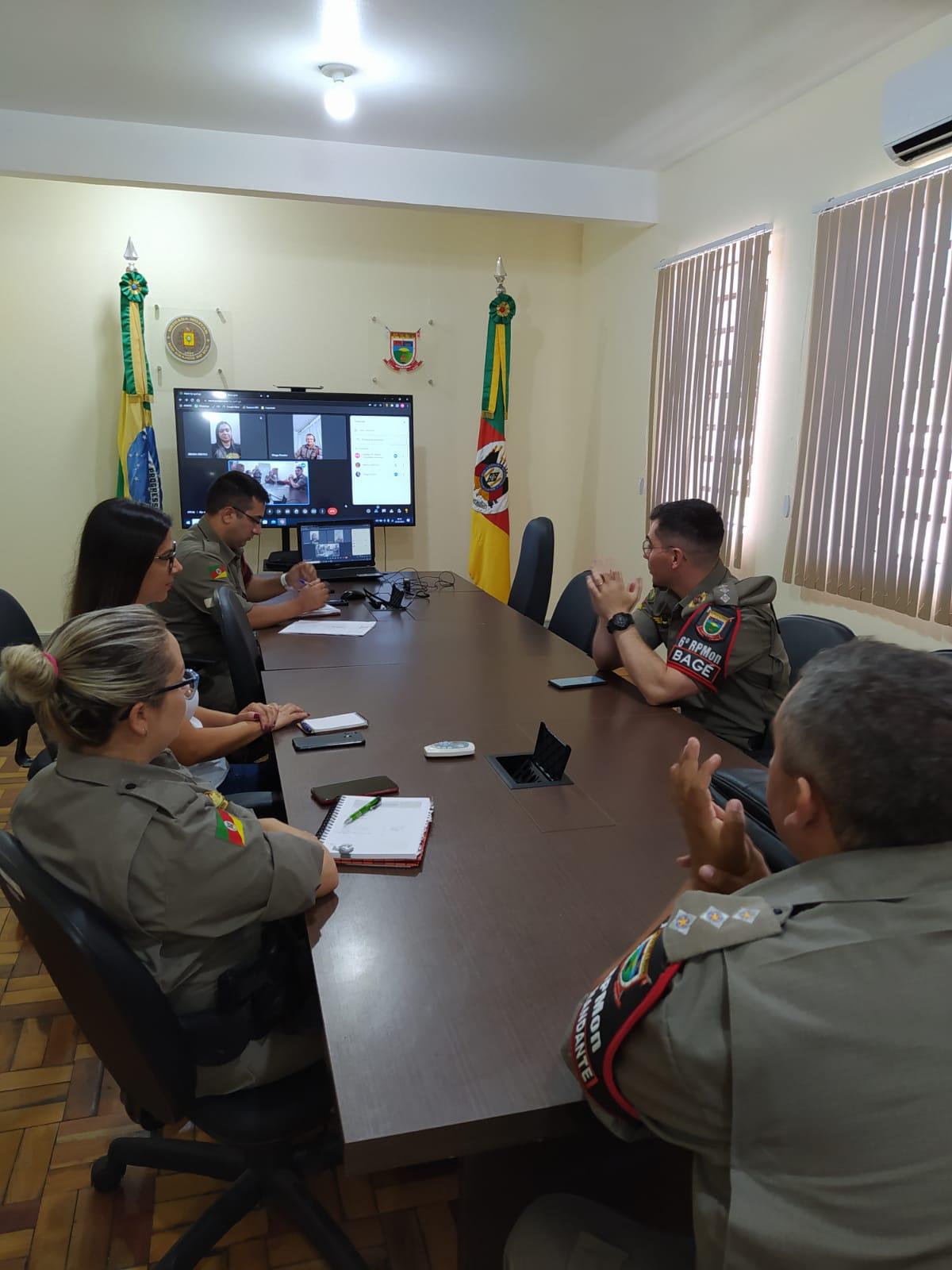 Brigada Militar faz reunião para dar início às atividades do Programa de Resistência às Drogas e à Violência – PROERD na região.