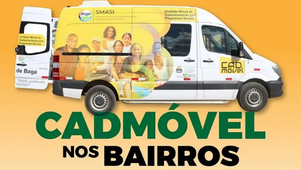 CADMÓVEL da Prefeitura Municipal atenderá mais um bairro de Bagé nesta quarta-feira