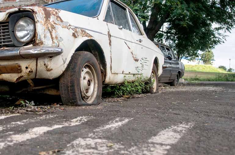 Lavras do Sul - Carros abandonados poderão ser recolhidos e leiloados