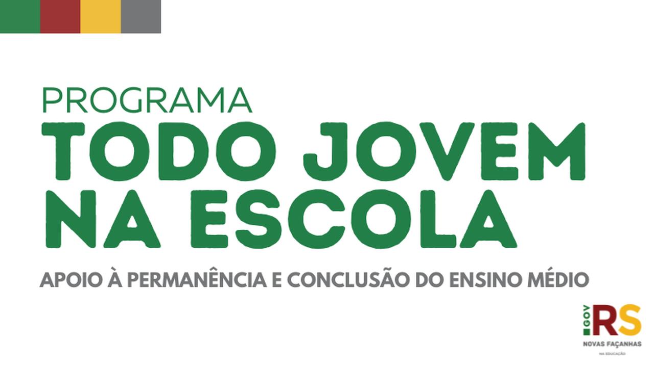 Pagamento do Todo Jovem na Escola será retomado a partir de 20 de abril