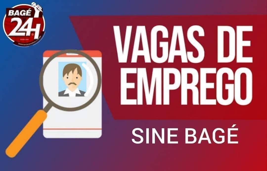 Vagas disponíveis no SINE BAGÉ