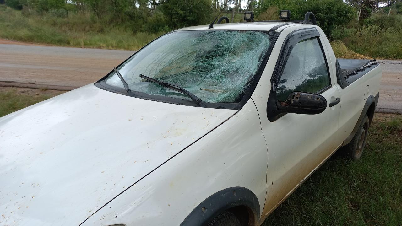 Acidente entre carro e ciclista na Avenida Espanha