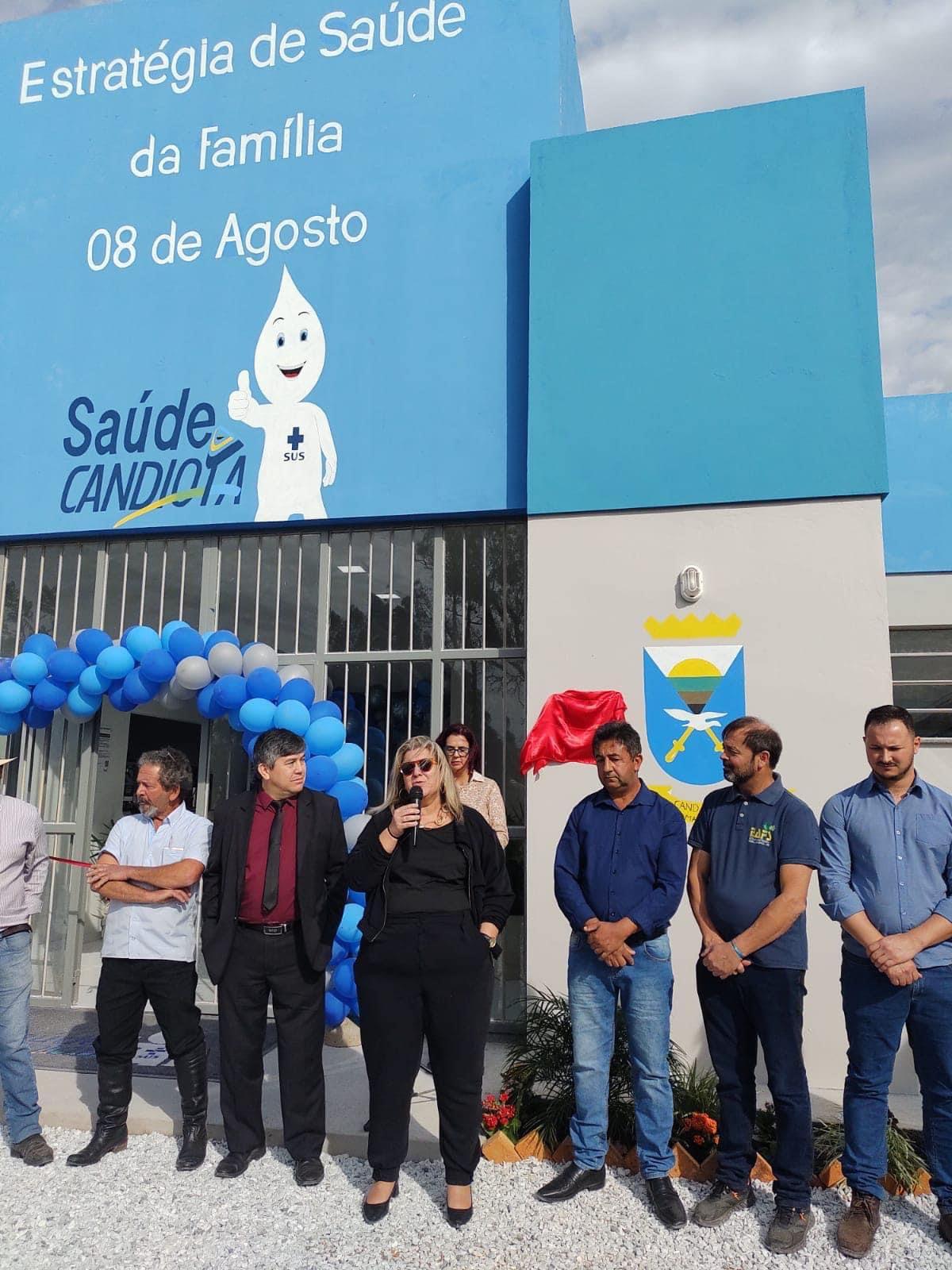 COMUNIDADE RURAL DE CANDIOTA COMEMORA NOVA UNIDADE DE SAÚDE ENTREGUE
