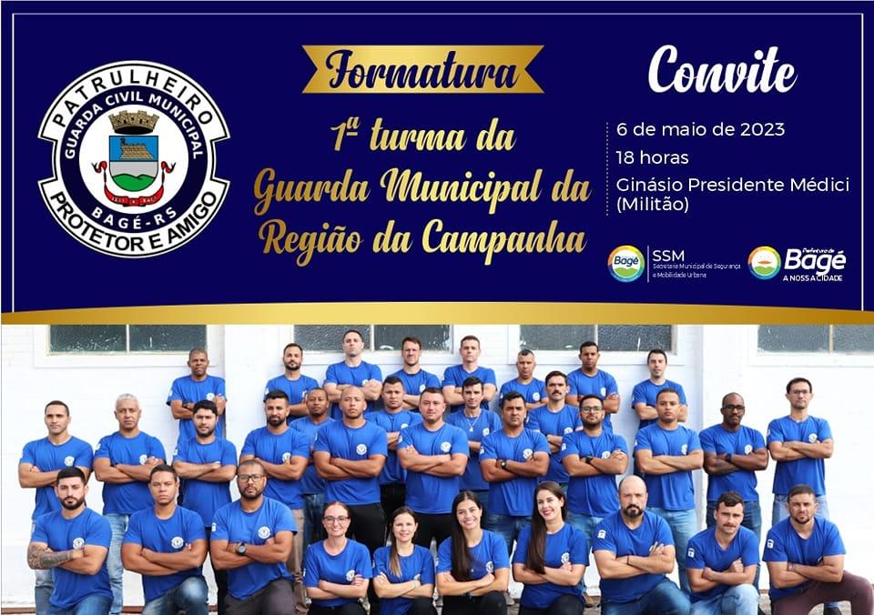 Formatura da Guarda Municipal acontece no próximo sábado