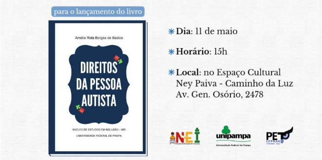 Professora da Unipampa lança livro “Direitos da Pessoa Autista”
