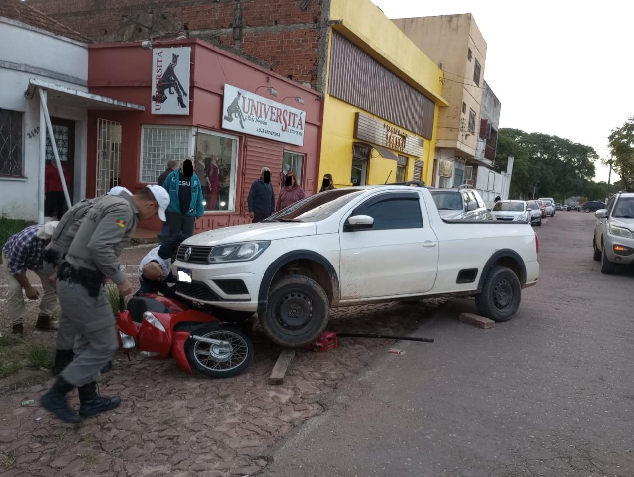Susto no centro da cidade na tarde desta quinta-feira
