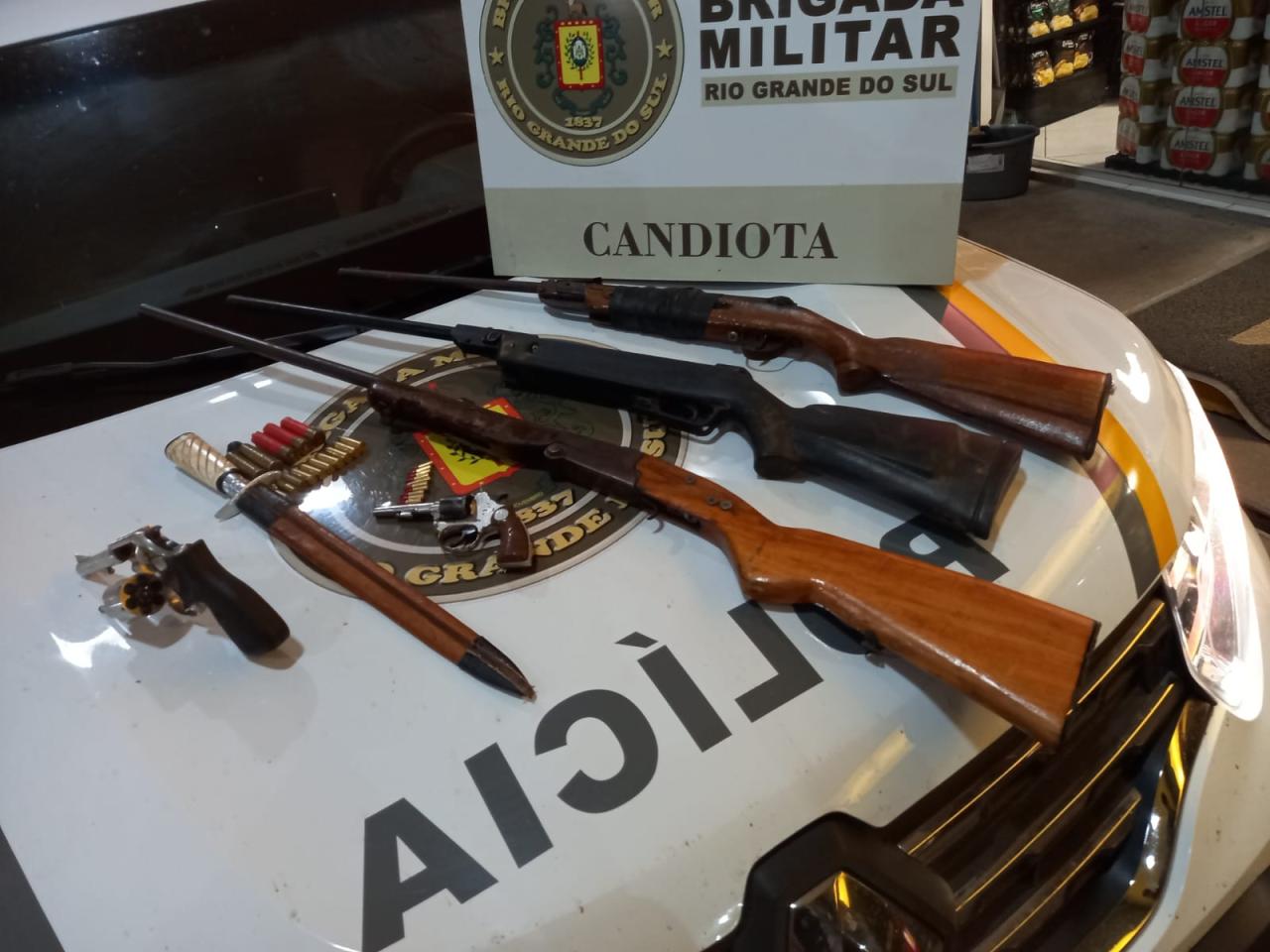 Homem é preso por porte ilegal de arma de fogo em Candiota