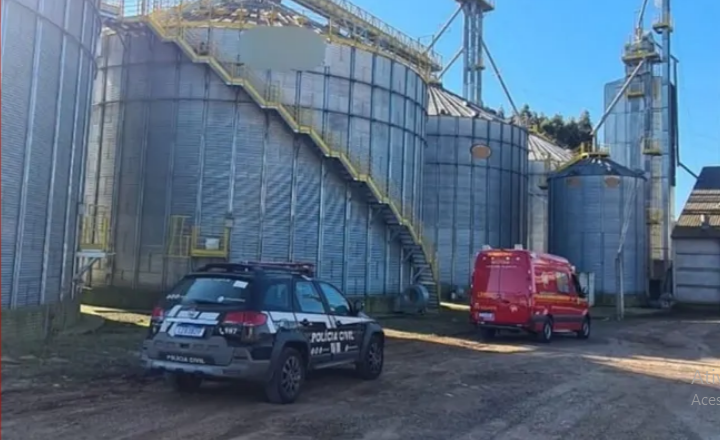Jovem morre soterrado por soja em silo no norte do estado
