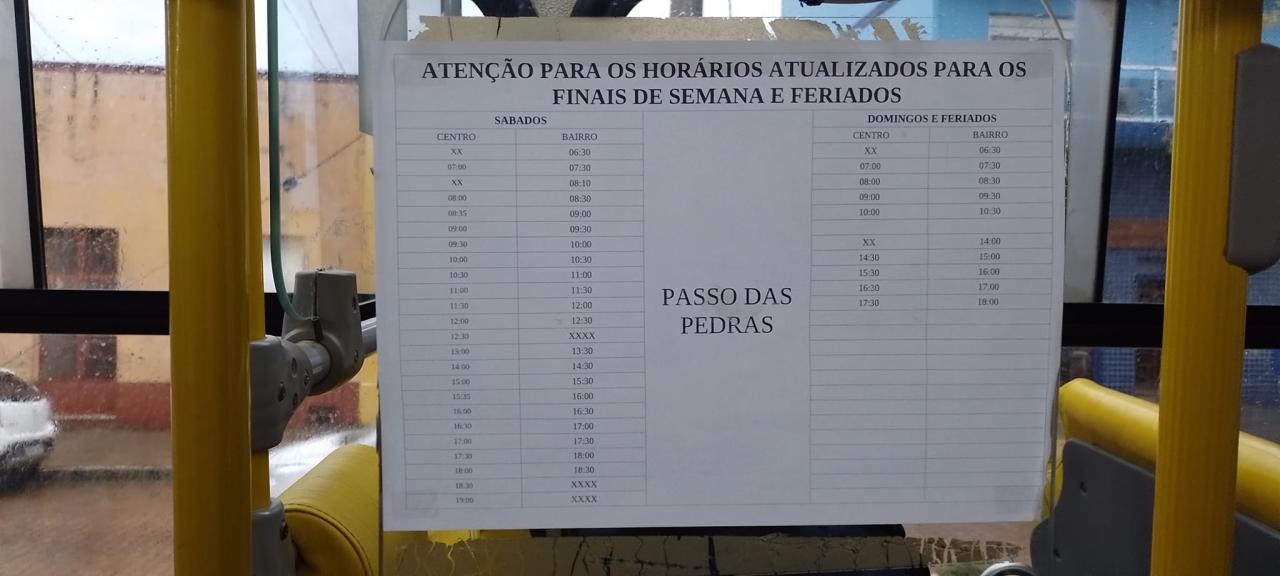 Após reclamações sobre horários de ônibus, prefeitura se manifesta sobre o assunto