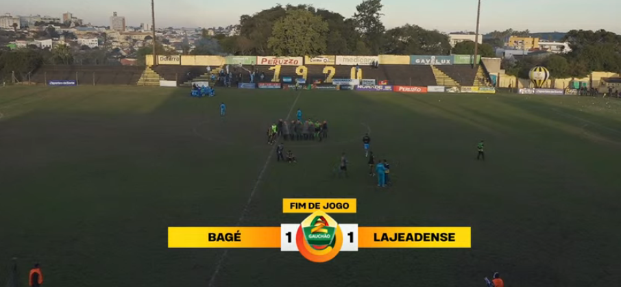 Grêmio Esportivo Bagé sofre empate no final e está fora do campeonato