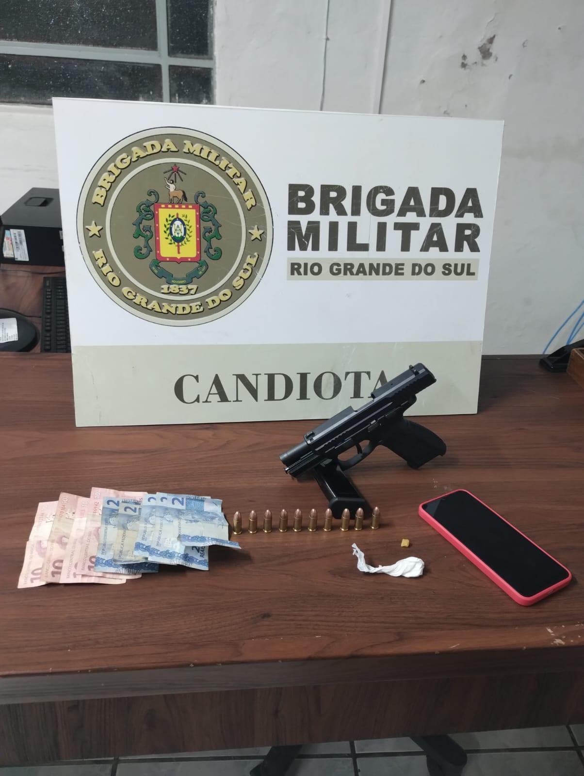 Homem é preso em Candiota por porte ilegal de arma de fogo