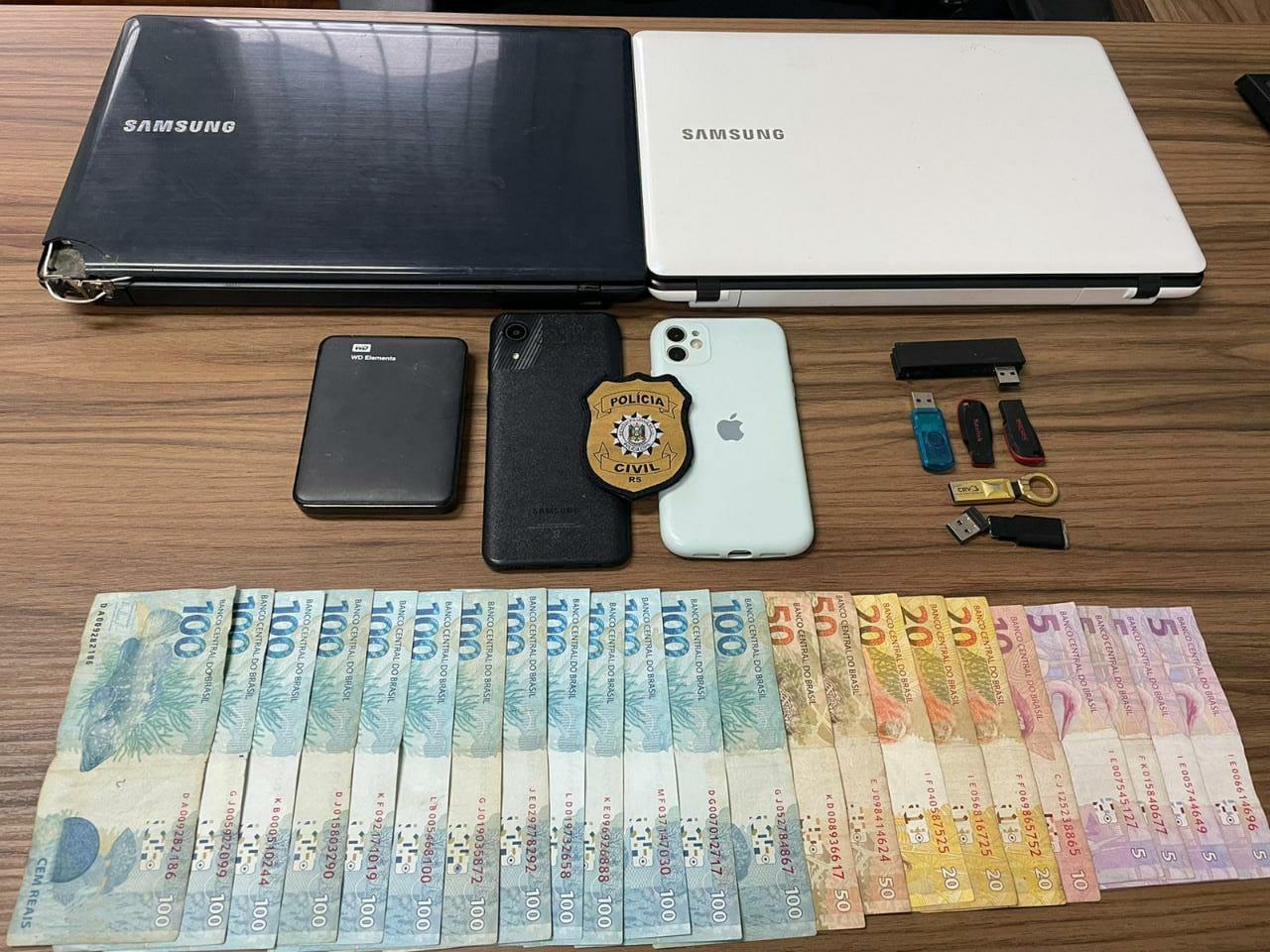 Polícia Civil cumpre mandado de busca e apreensão contra investigado por extorsão