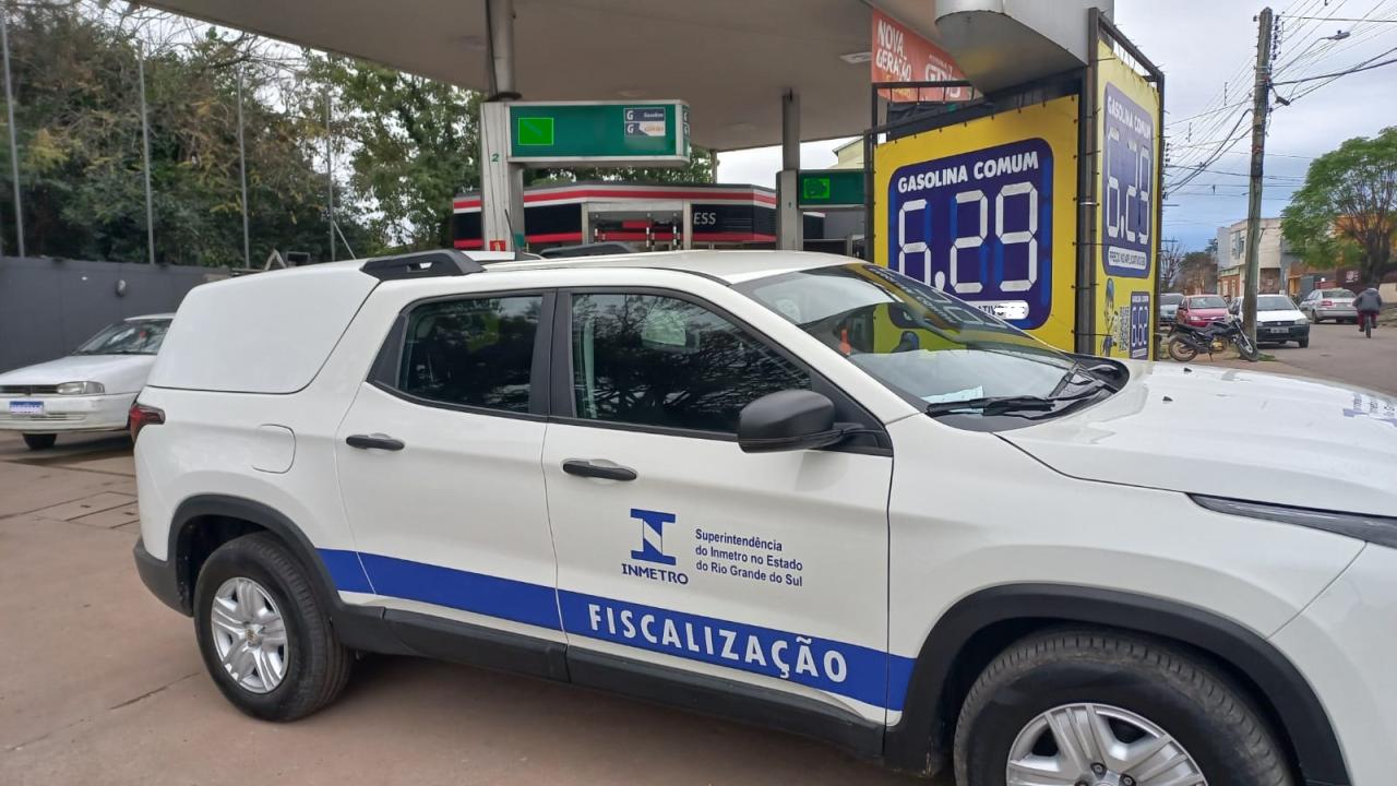 Postos e supermercados de Bagé passam por fiscalização do Inmetro