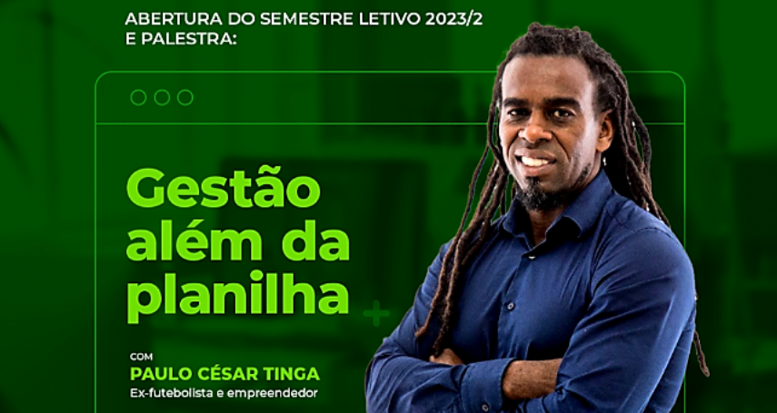 Abertura do semestre letivo da Unipampa terá palestra do ex-jogador Paulo Cesar Tinga