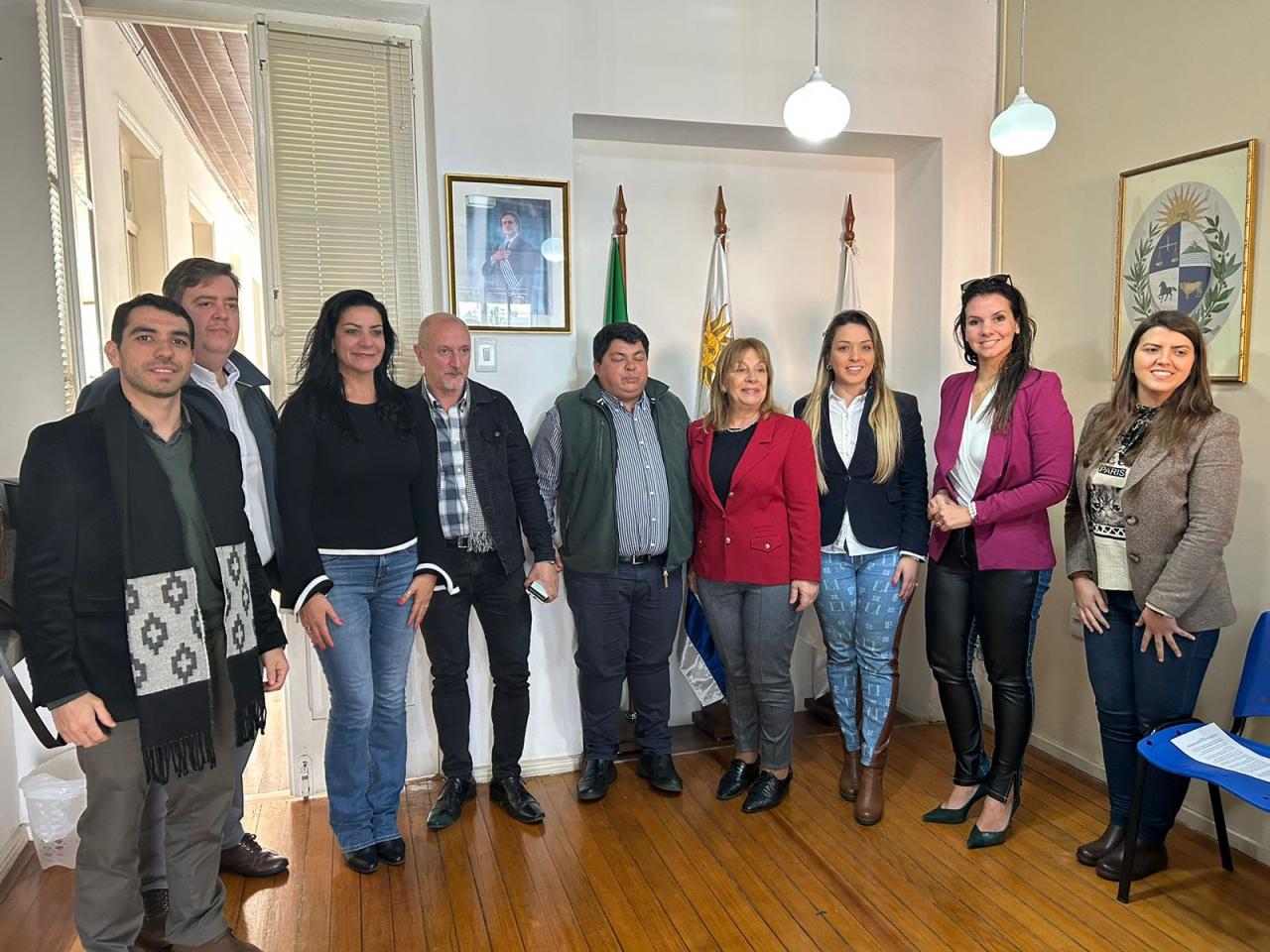 Bagé e Melo, no Uruguai, discutem acordo de cooperação entre as cidades