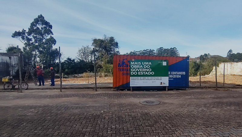 Iniciam as obras do prédio do Instituto-Geral de Perícias