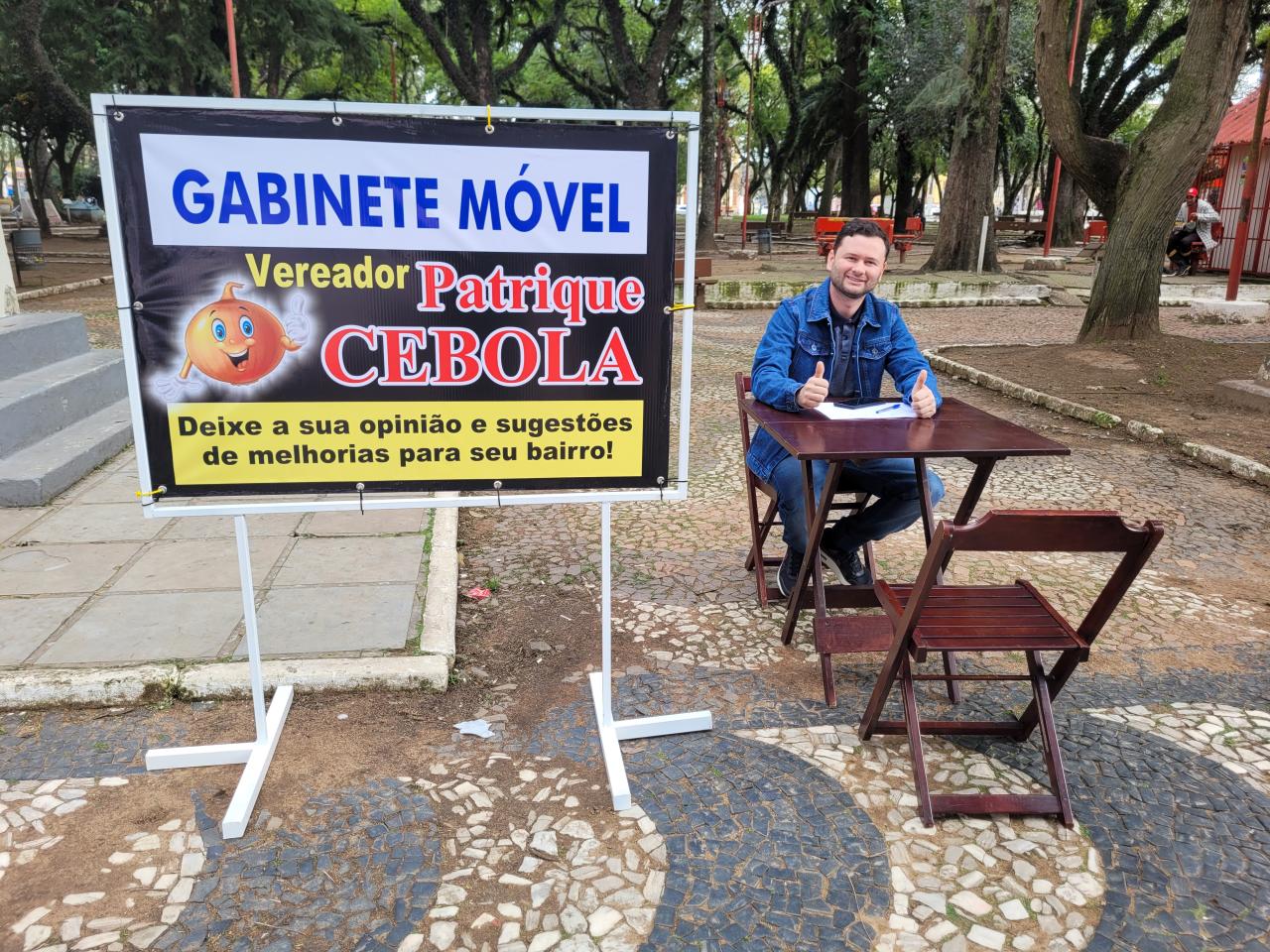 Vereador Patrique Cebola inaugura Gabinete Móvel para ampliar participação popular