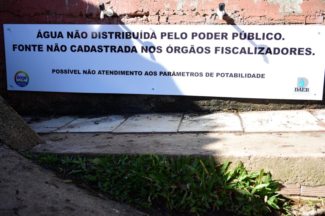 Daeb alerta para qualidade de água de poço