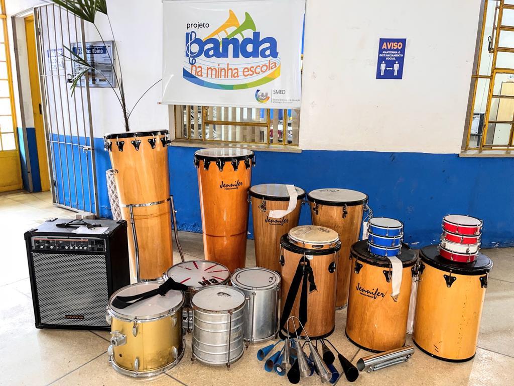 Projeto “Banda na Minha Escola” totaliza seis instituições de ensino e cerca de 400 alunos