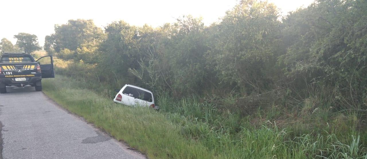 PRF prende motorista embriagado após se envolver em acidente em Aceguá