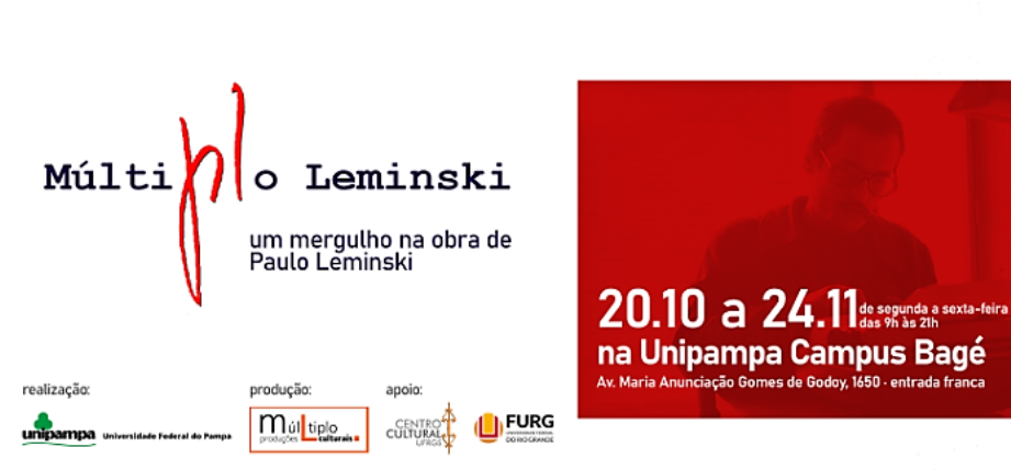 Unipampa Bagé recebe exposição sobre o escritor Paulo Leminski
