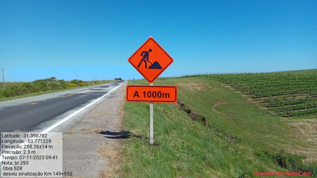 Desvio na BR 293, KM 151 pode ser liberado a qualquer momento