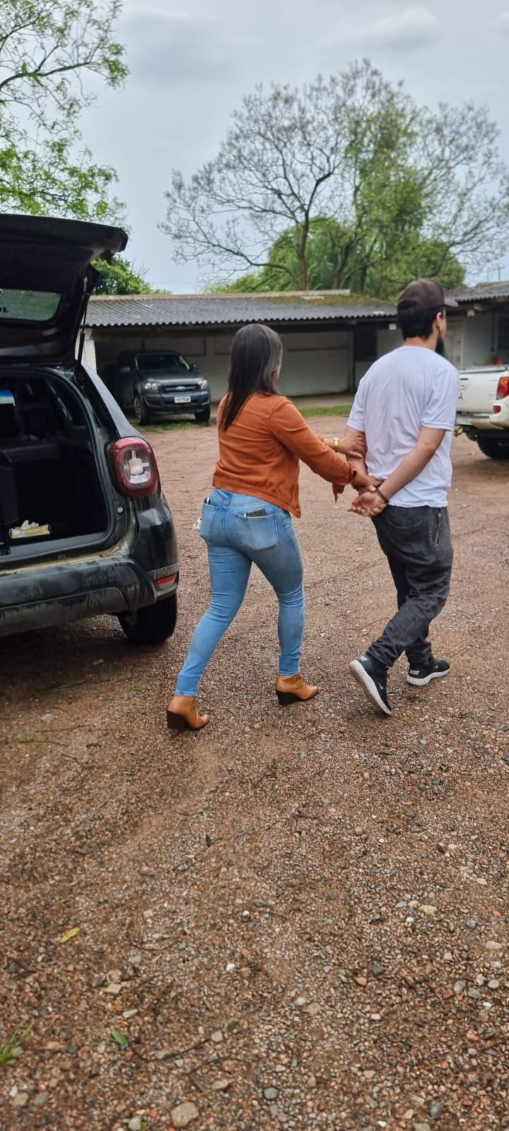 Polícia Civil prende homem em flagrante por violência doméstica e familiar 