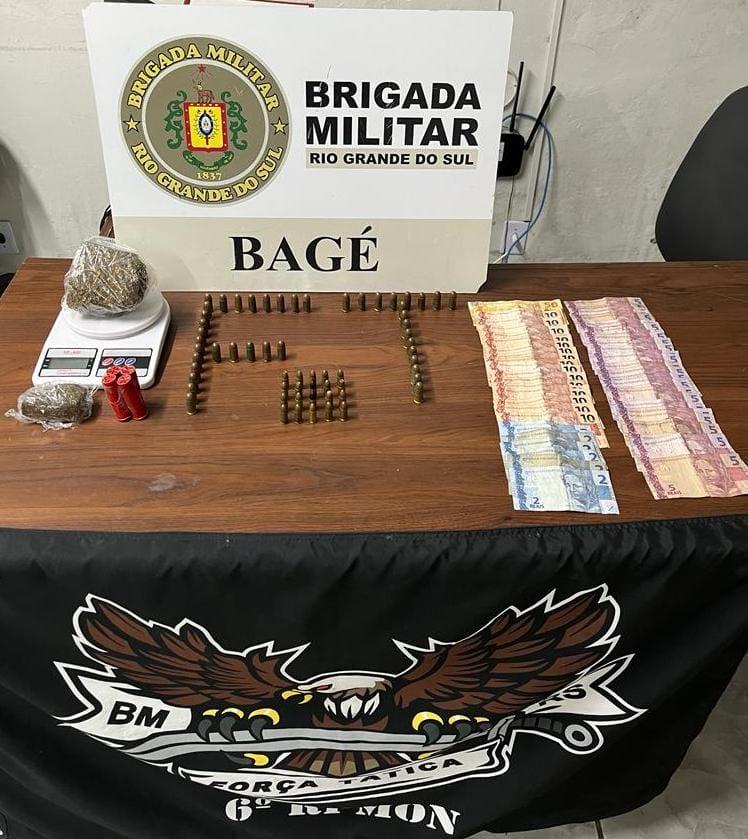 Brigada Militar prende homem com drogas e munições na Cohab