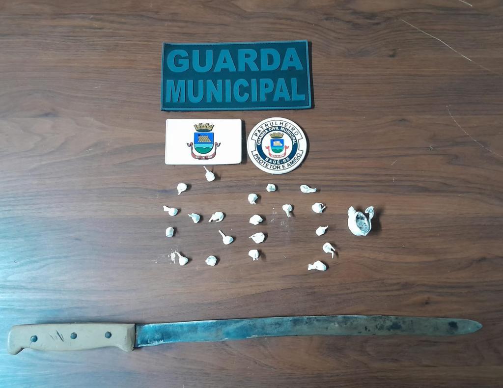 GCM prende indivíduo por tráfico de entorpecentes