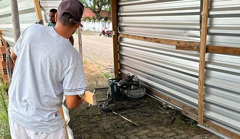 Obra do Centro Regional de Perícias é retomada em Bagé