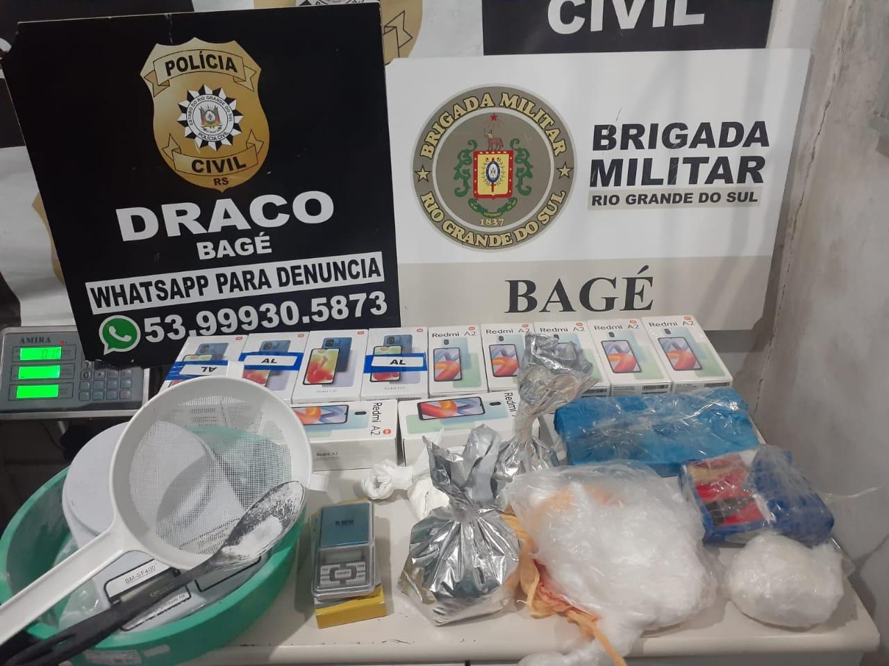 Polícia estoura laboratório de cocaína em Bagé