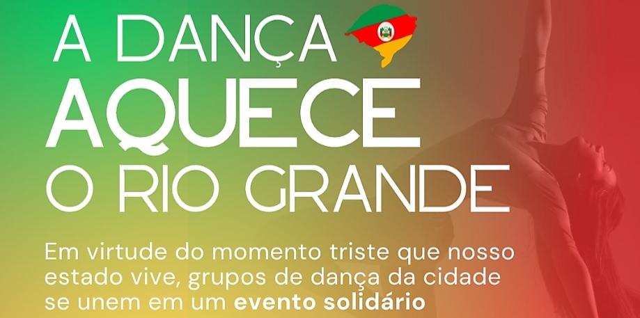 Bagé terá evento solidário “A Dança aquece o Rio Grande” no dia 1º de junho