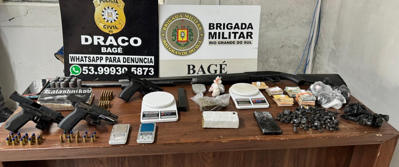 POLÍCIA CIVIL DEFLAGRA OPERAÇÃO “MERCADOR” E APREENDE ARMAS, DROGAS, DINHEIRO, DRONES E CELULARES