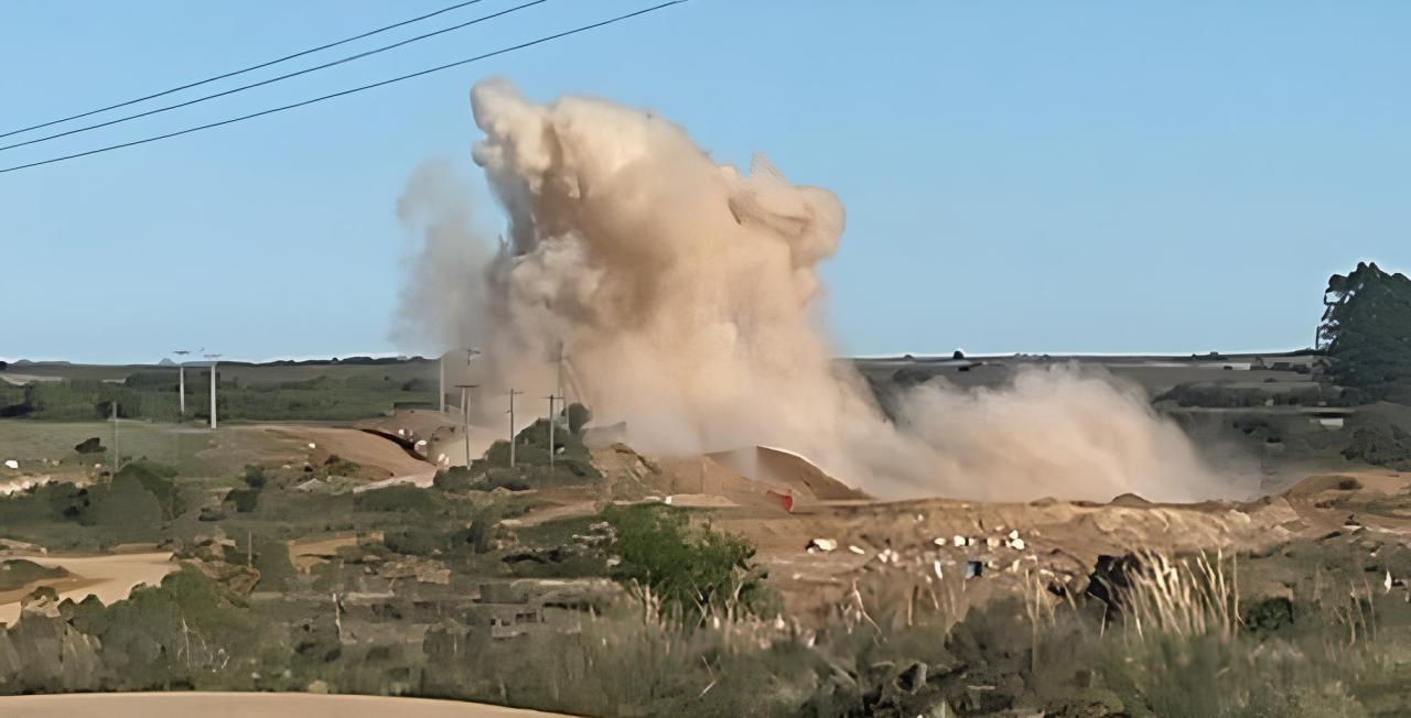 Empresa gaúcha vence licitação para detonação de rochas na obra da barragem