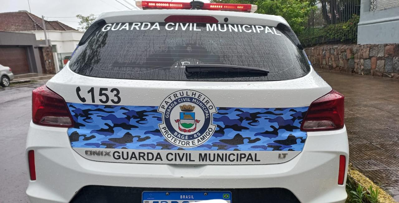 Guarda Civil Municipal realiza prisão em flagrante no centro de Bagé