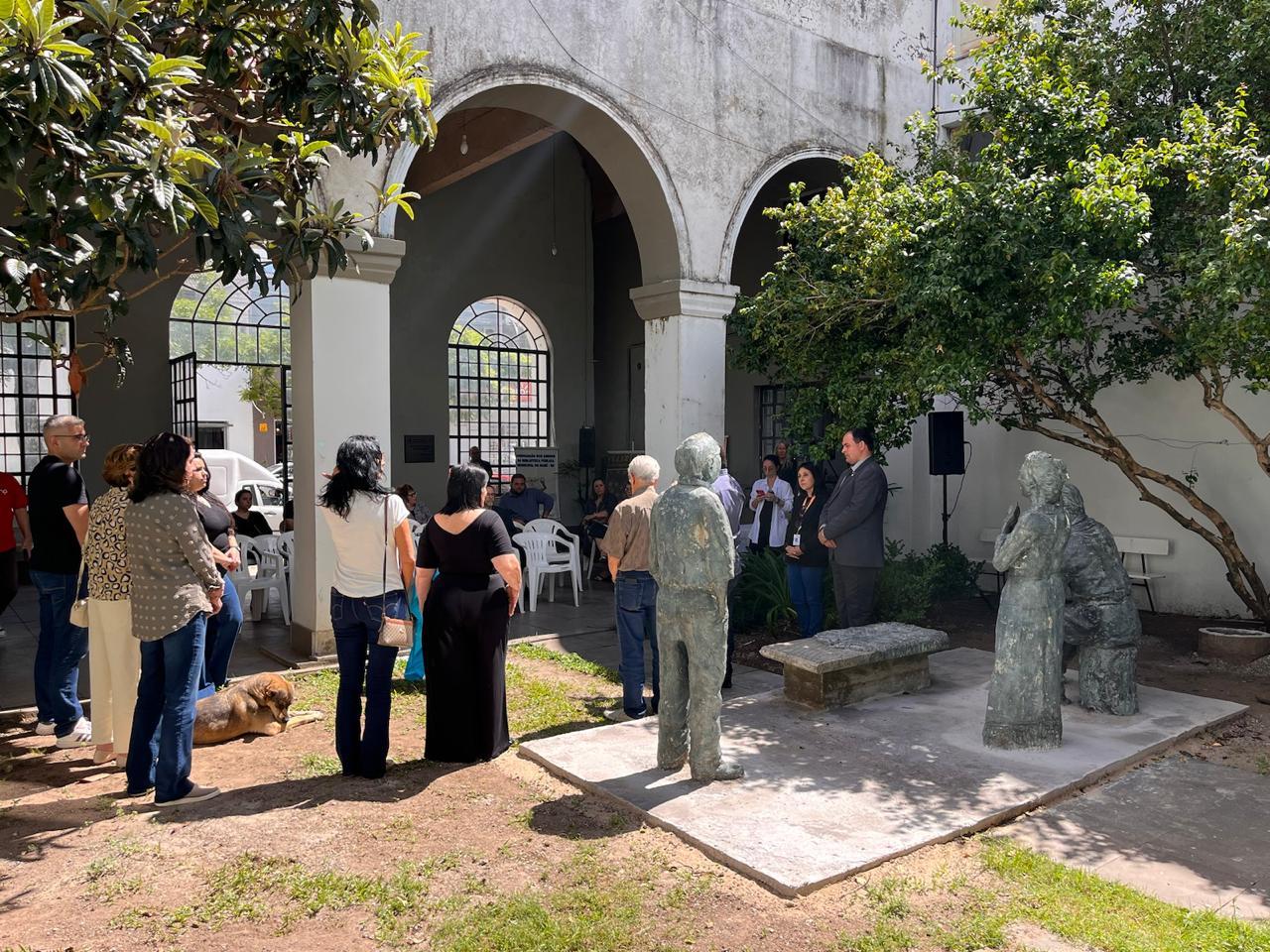 Inaugurado novo local que abriga as estátuas do Consultório do Analista de Bagé