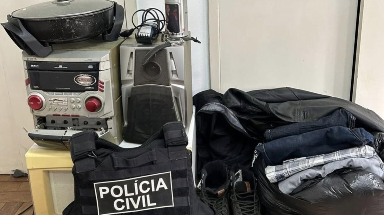 Polícia Civil recupera objetos furtados