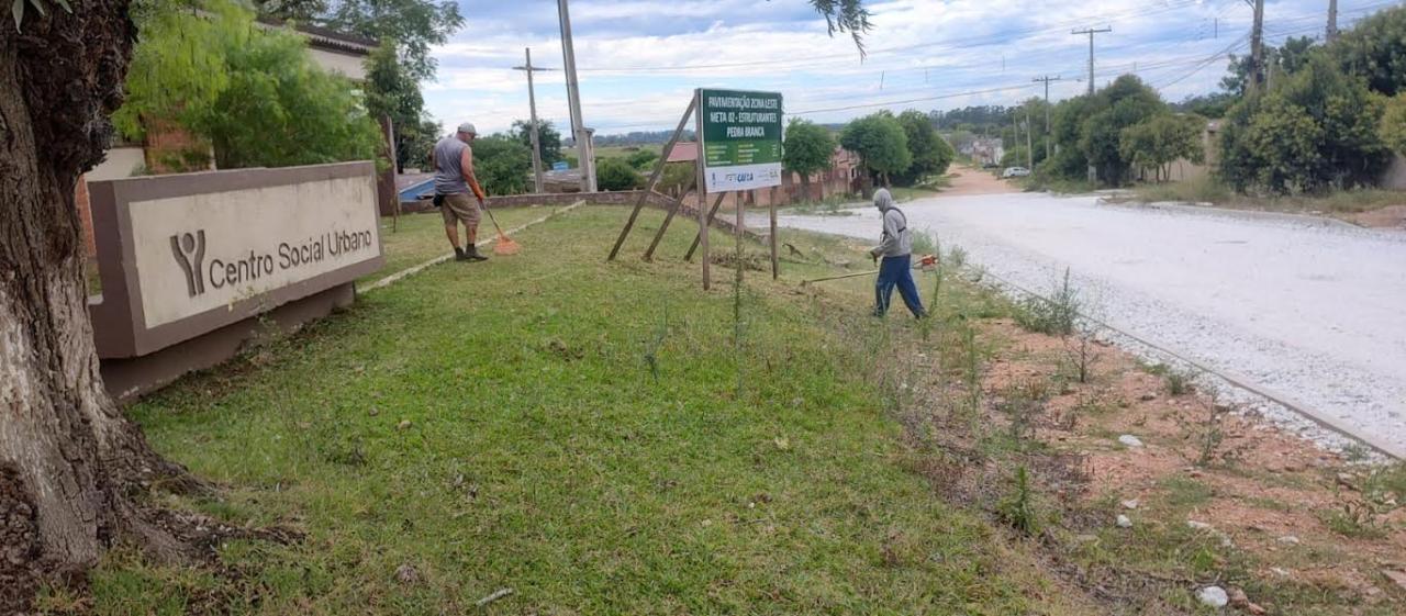 Centro Social Urbano recebe limpeza e manutenção