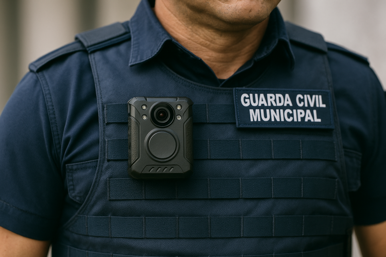 Proposta visa utilização de câmeras portáteis em uniformes e viaturas da GCM