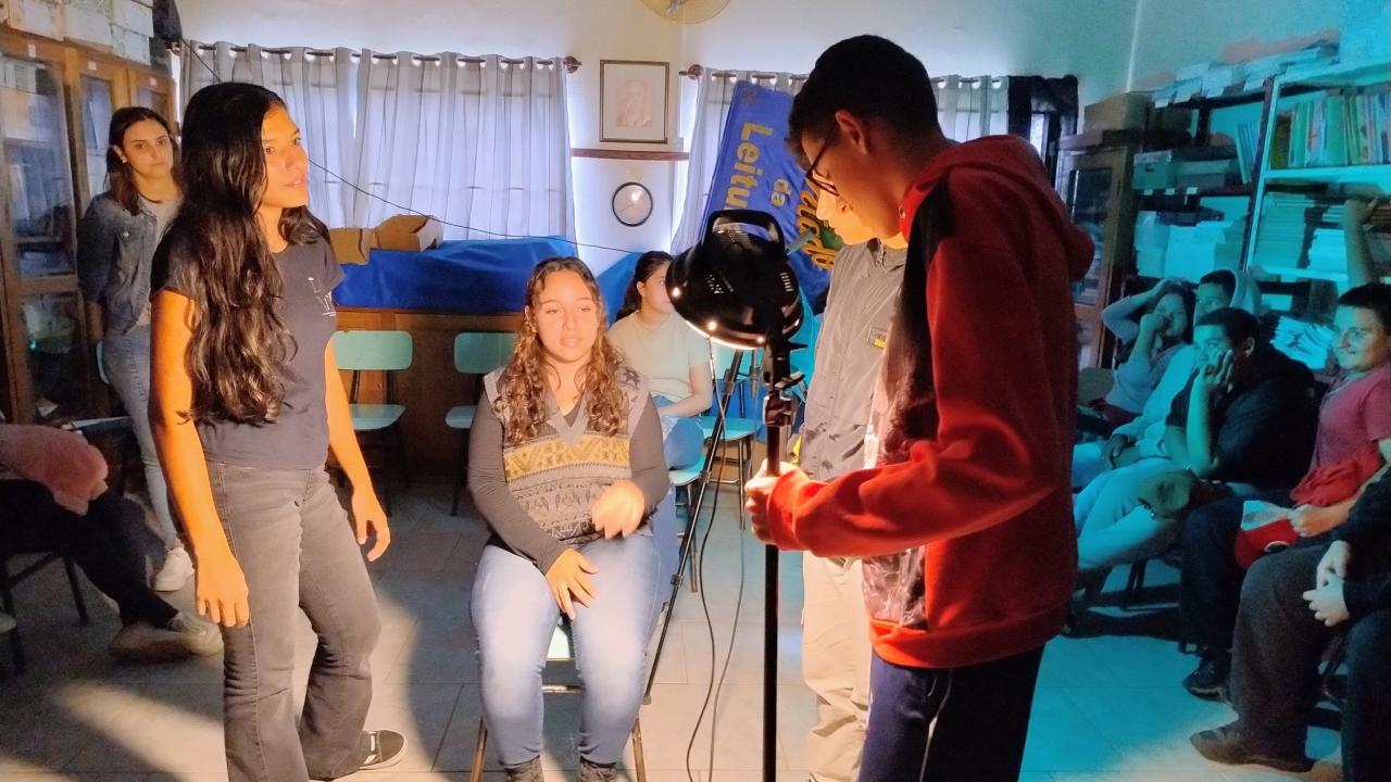 Alunos de escola de Bagé receberão oficina profissionalizante de Roteiro Audiovisual
