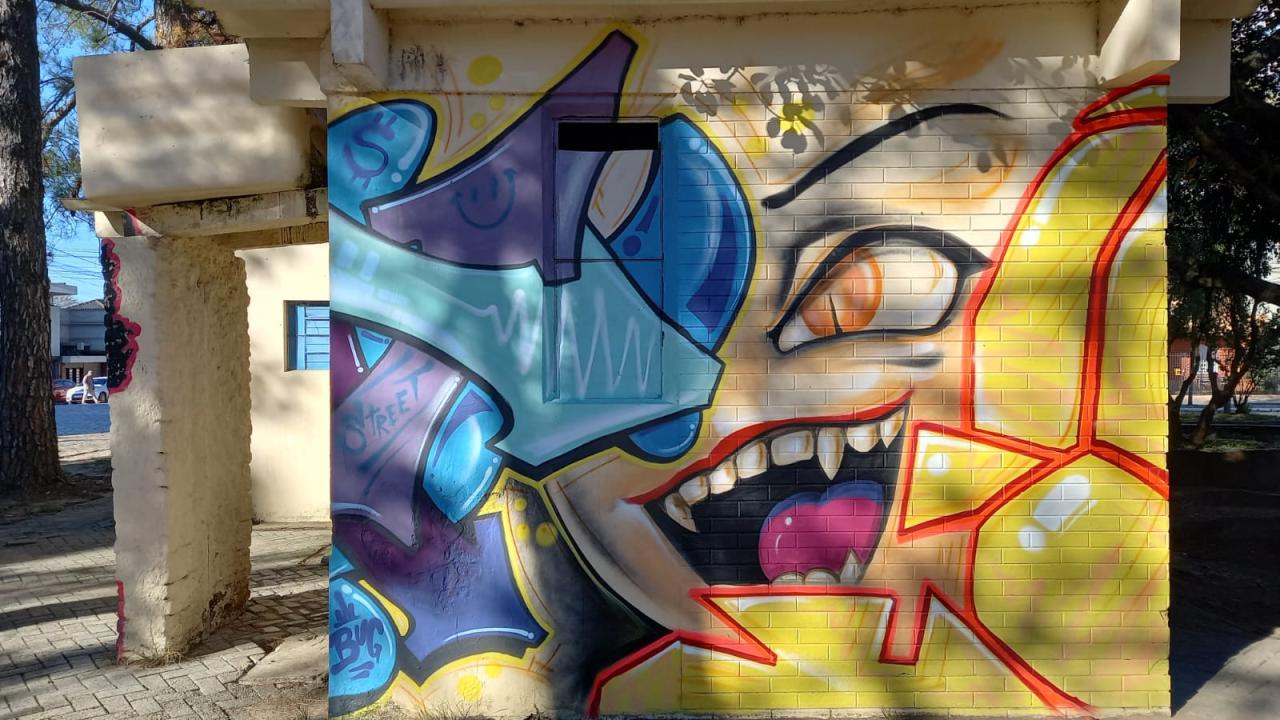 Grafite é destaque em projeto promovido pela Secretaria de Cultura de Bagé