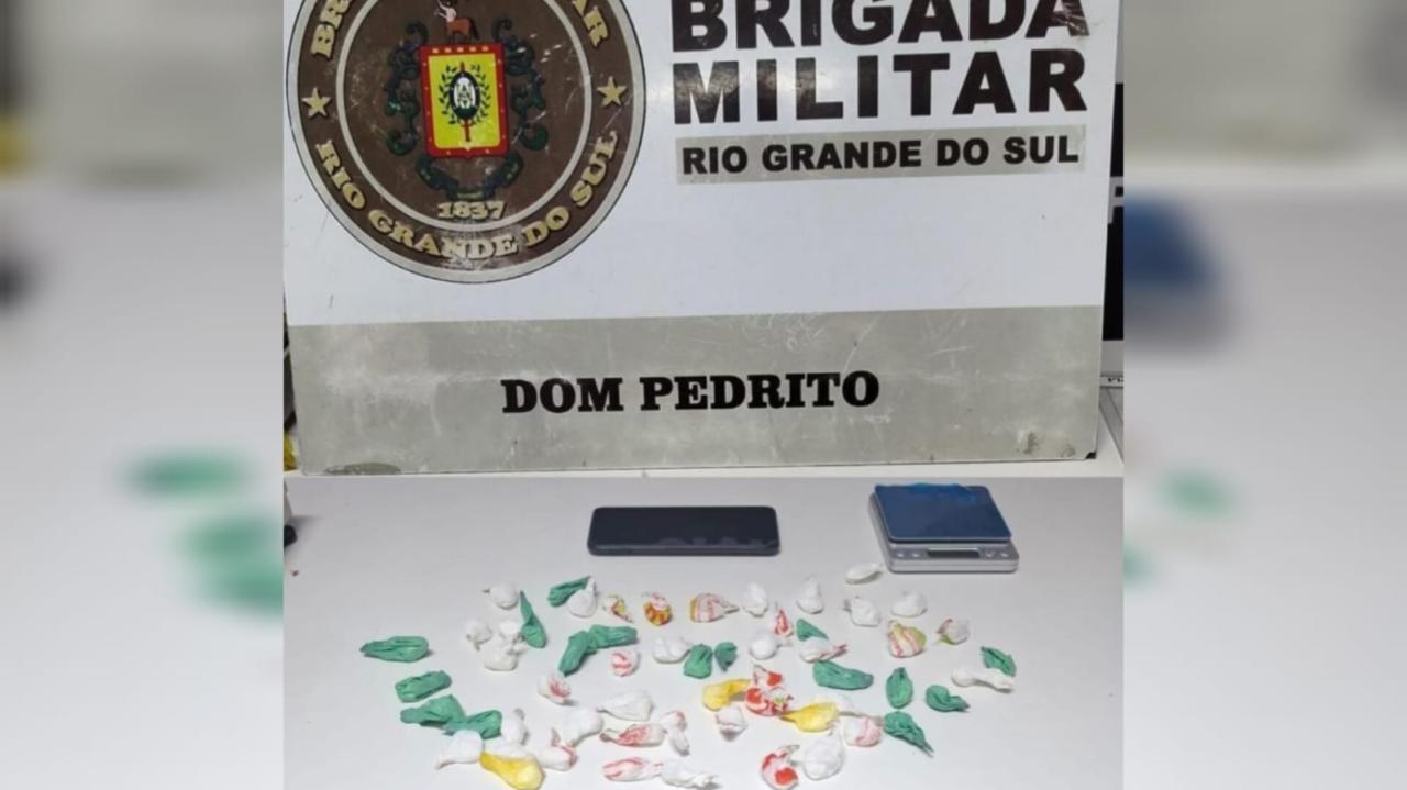 Indivíduo é preso com 58 buchas de cocaína em Dom Pedrito